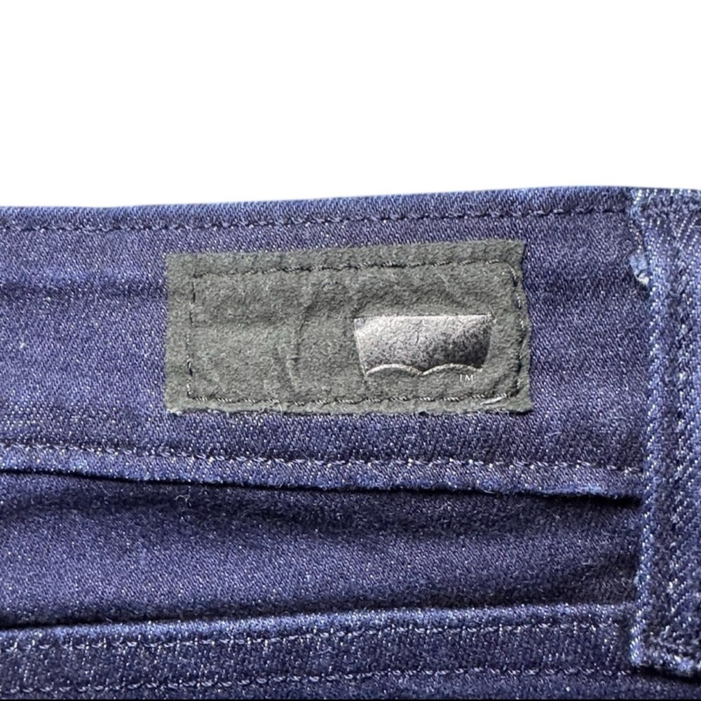 Levi’s Women’s Demi Curve Modern Rise Dark Indigo Denim Skinny Jeans — Size 8/29 - Picture 5 of 6